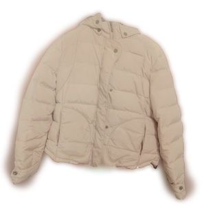 Calvin Klein Cream Puffer Jacket Large
